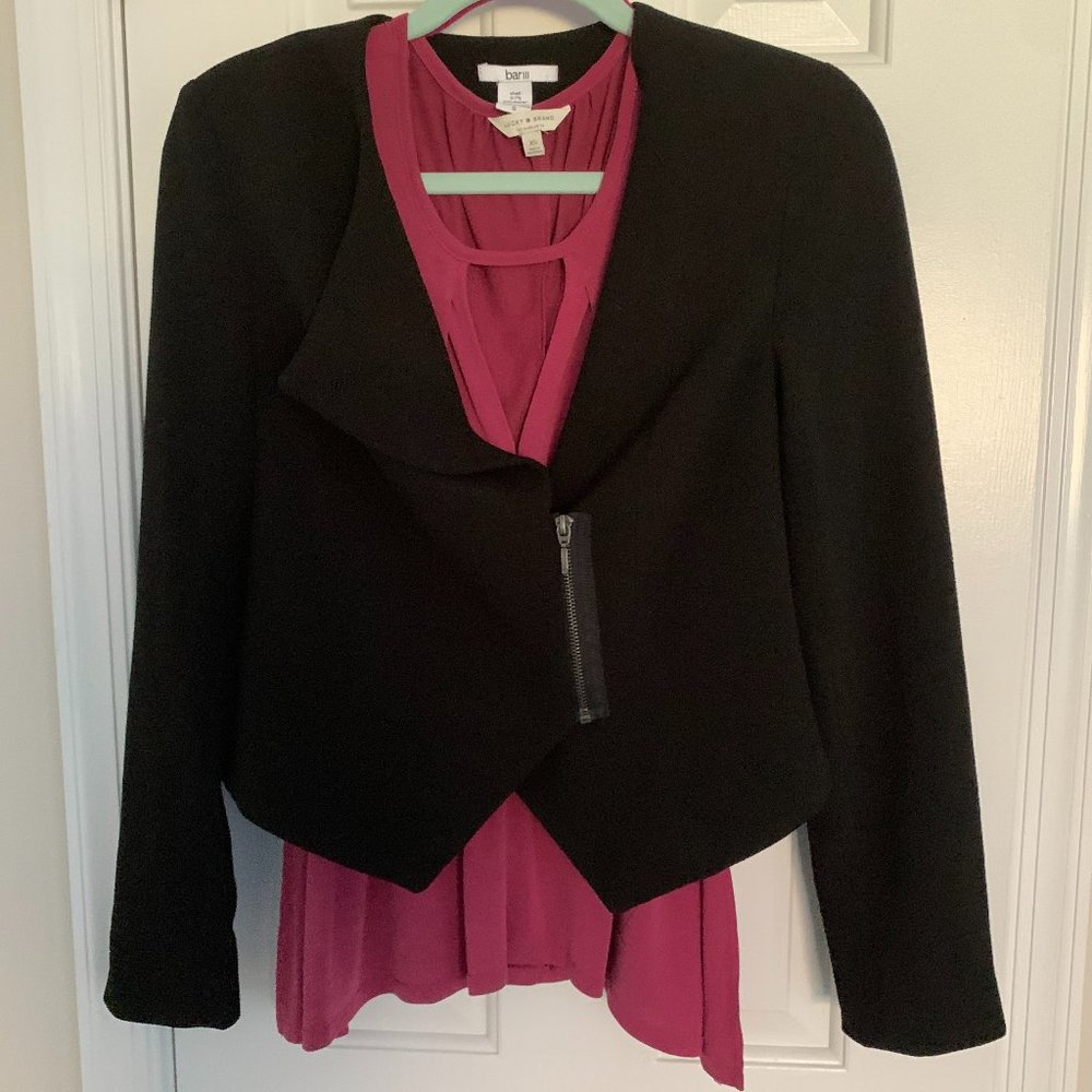 Bar III cropped jacket